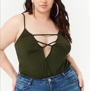 Olive green camisole